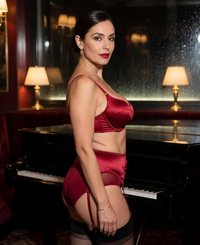 Cécile, 44, en lingerie